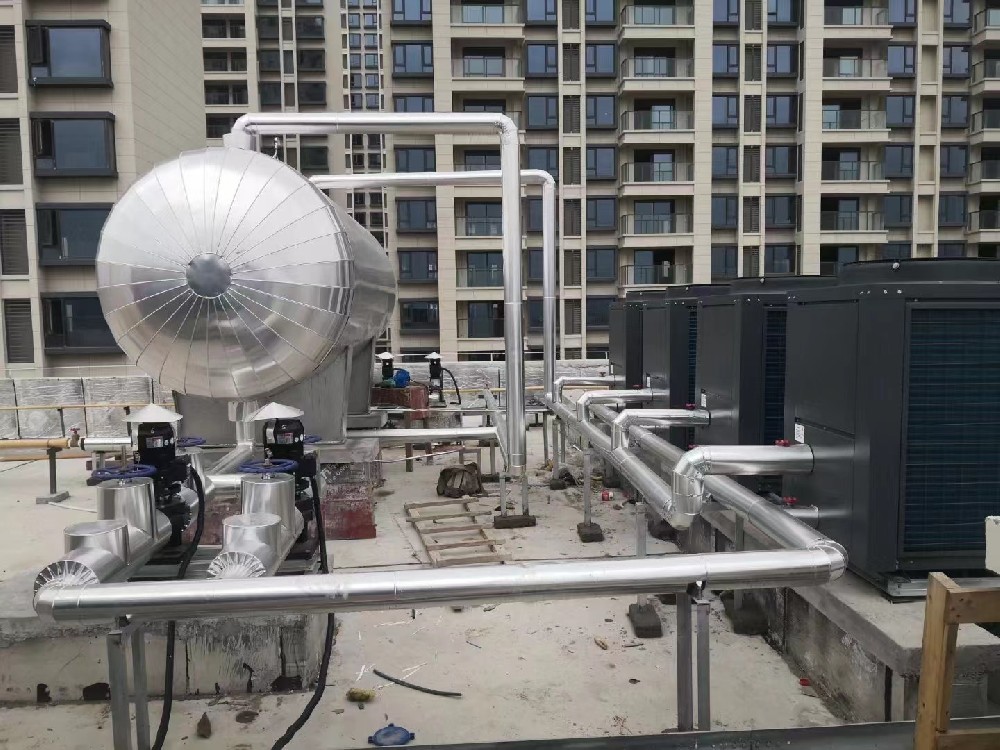 舟山市东港二中新建学校项目采购浙江清澈环保设备有限公司清澈空气能热水系统